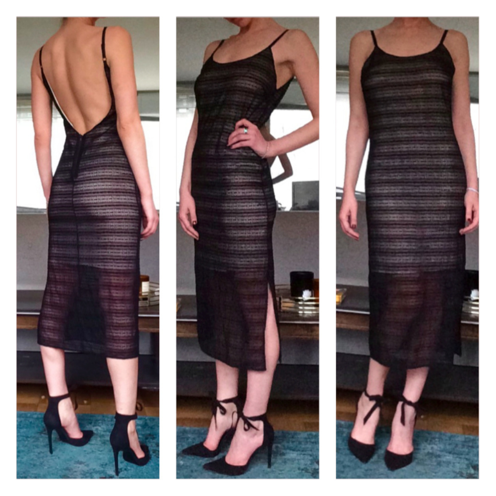 Alice + Olivia Illusion Open Back Dress - Picture 7 of 8